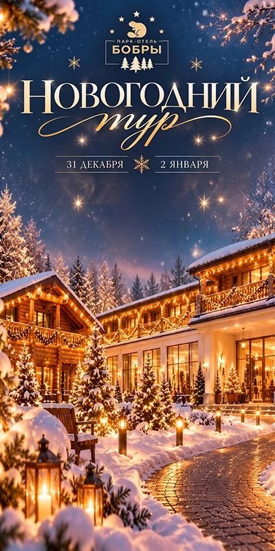 ✨ НОВОГОДНЯЯ СКАЗКА НА БОБРАХ! ✨